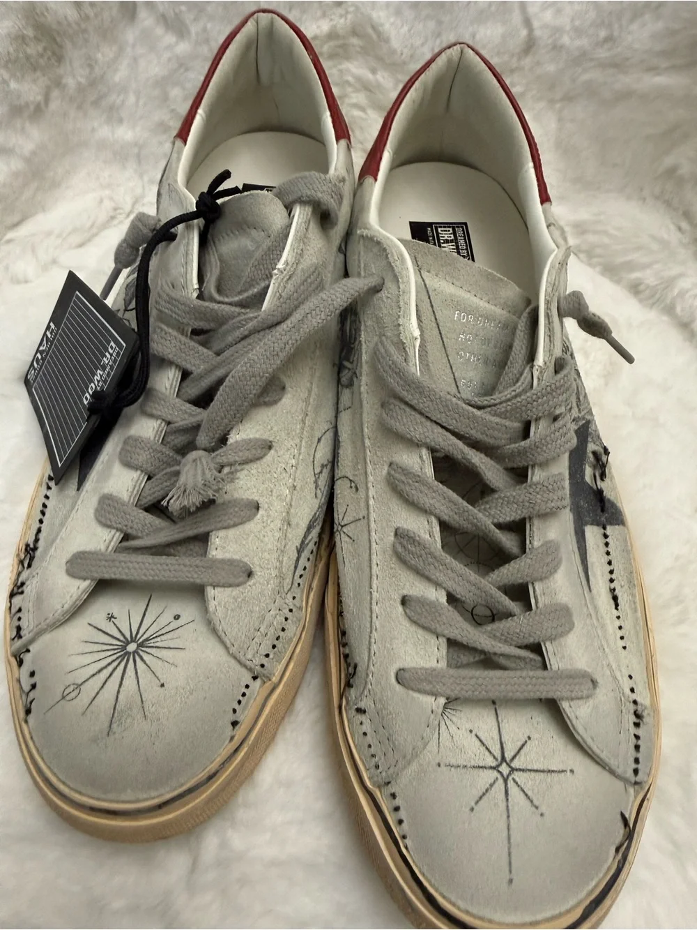 Golden Goose HAUS Dreamed By Dr. Woo Super-Star Sneakers NWT Size 44 Rare LE - Picture 3 of 13